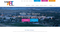 Desktop Screenshot of noboartdistrict.org